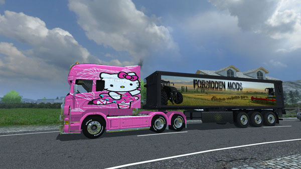Scania longliner Hello Kitty