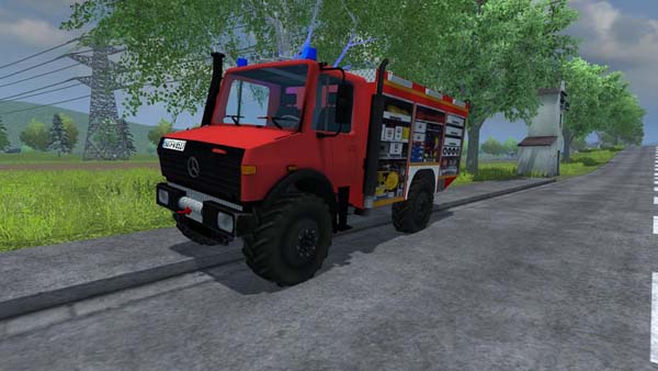 Unimog rescue vehicle 