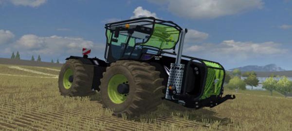 Claas Xerion 5000 Black Fluo Fores Dirt