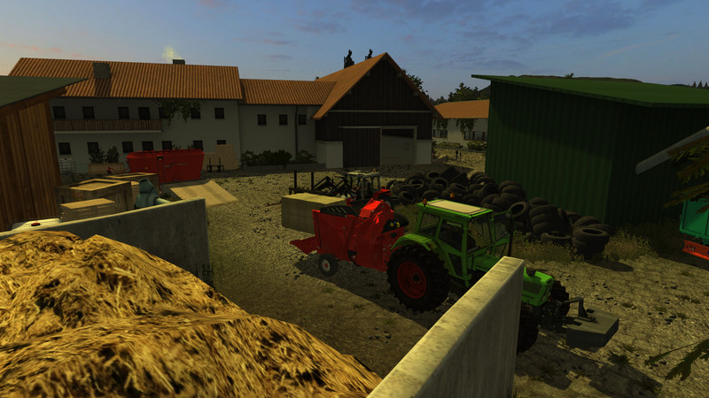 Dunghill with bales of crop adoption V 1.1