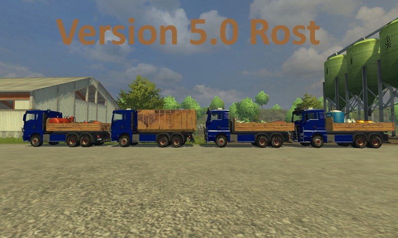MAN TGX HKL with container V 5.0 Rost